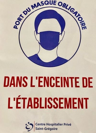Masque CCDO Bretagne au CHP saint Grégoire à Rennes (35)
